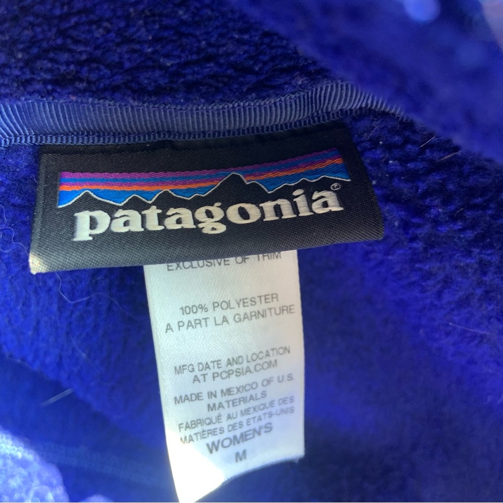 Women's Blue Fleece Vest - Picture 2 of 4